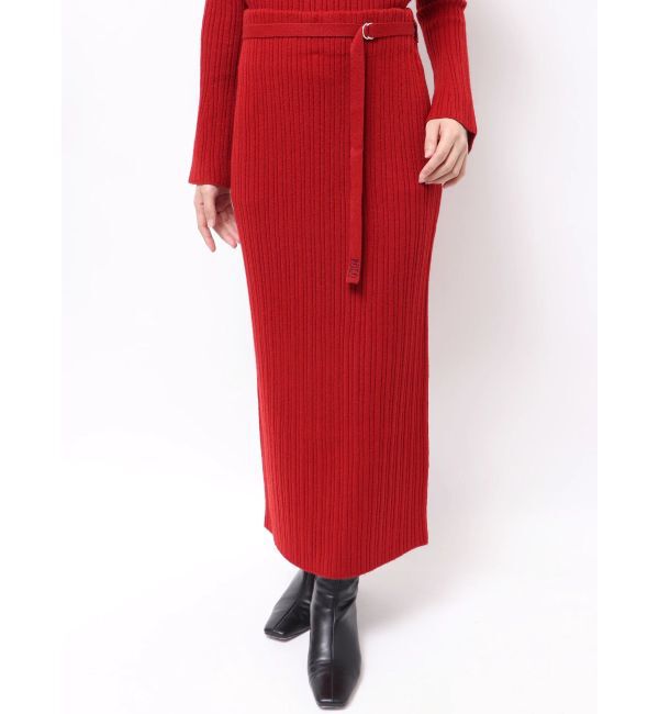 LAGUNAMOON「【POLO BCSコラボ】Iラインニットスカート」|スカート|