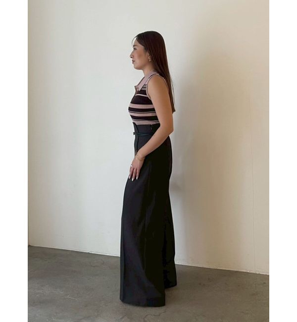 LAGUNAMOON「バイカラーベルトライトパンツ」|その他|