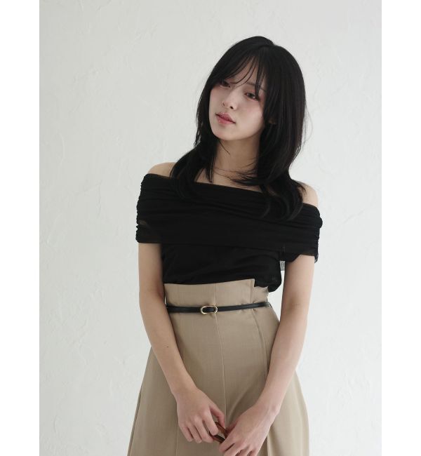 LAGUNAMOON「バイカラーベルトライトパンツ」|その他|