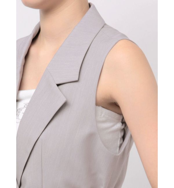 GYDA「ノースリーブジャケット【SETUP着用可】」|ベスト・ジレ|