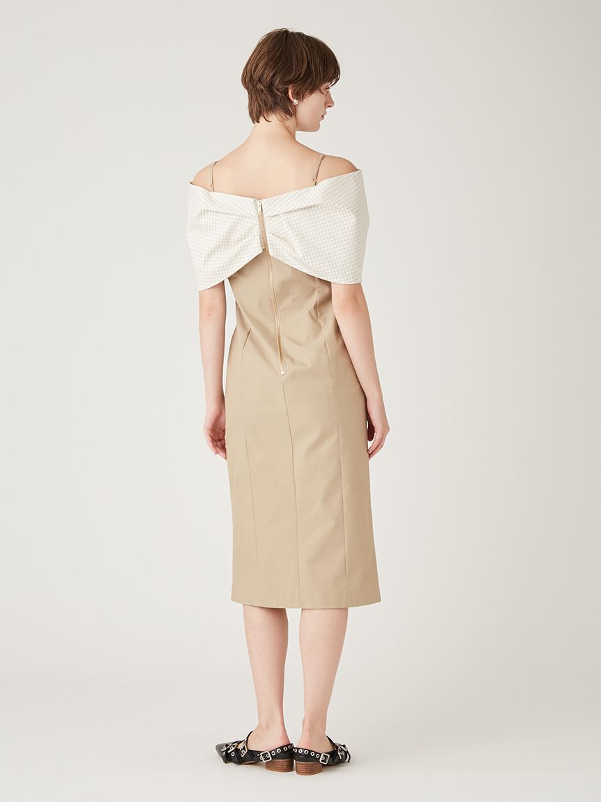 FURFUR「ビッグリボンオフショルワンピース」|ワンピース|