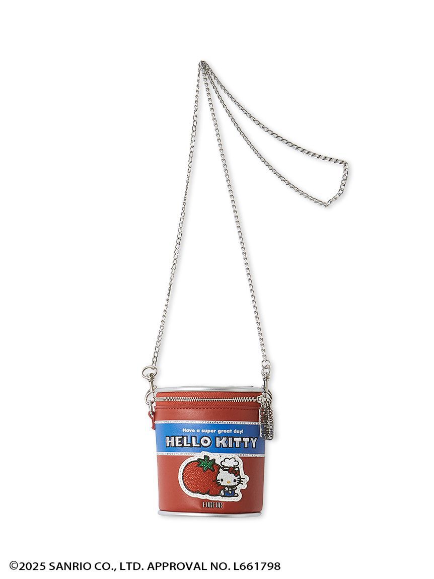 FURFUR「HELLO KITTY缶詰バッグ」|ショルダー・メッセンジャー|RED