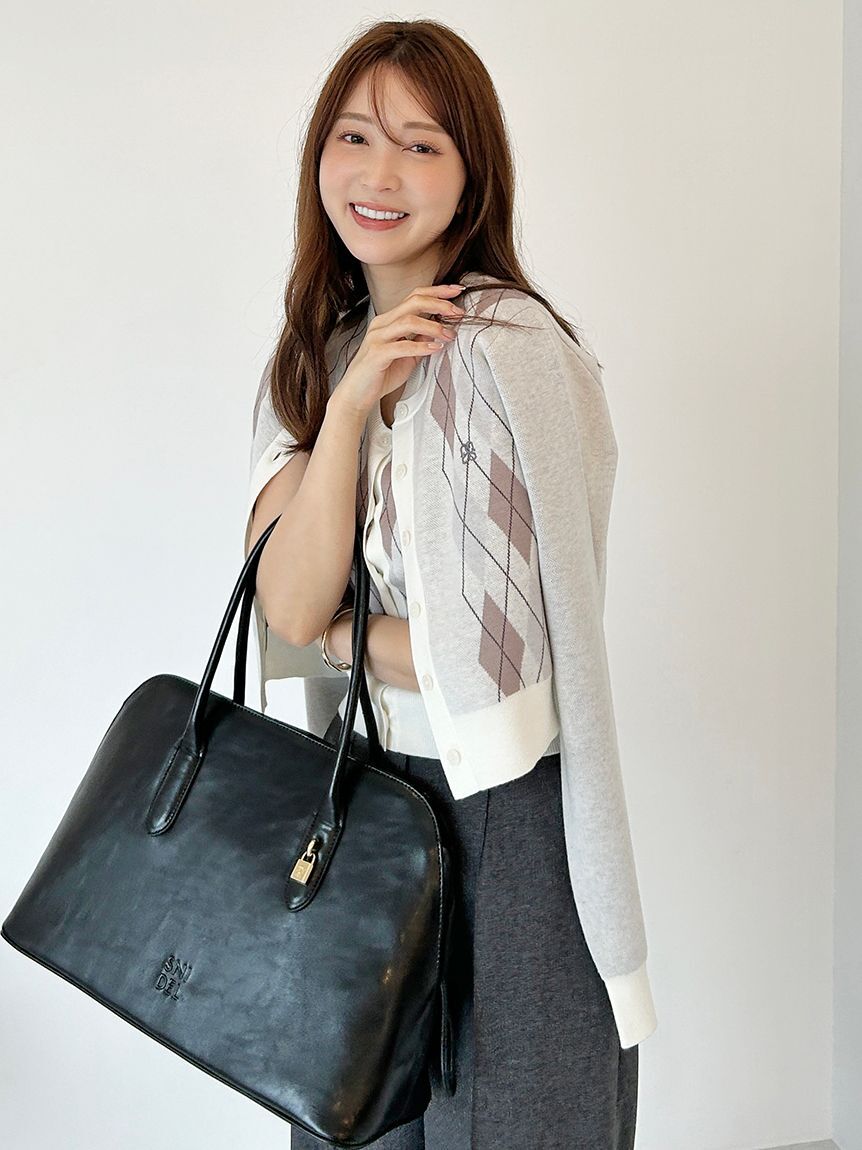 SNIDEL「アーガイルカーディガン」|カーディガン|