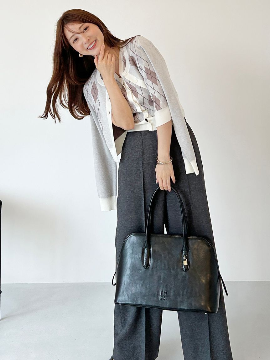 SNIDEL「アーガイルカーディガン」|カーディガン|