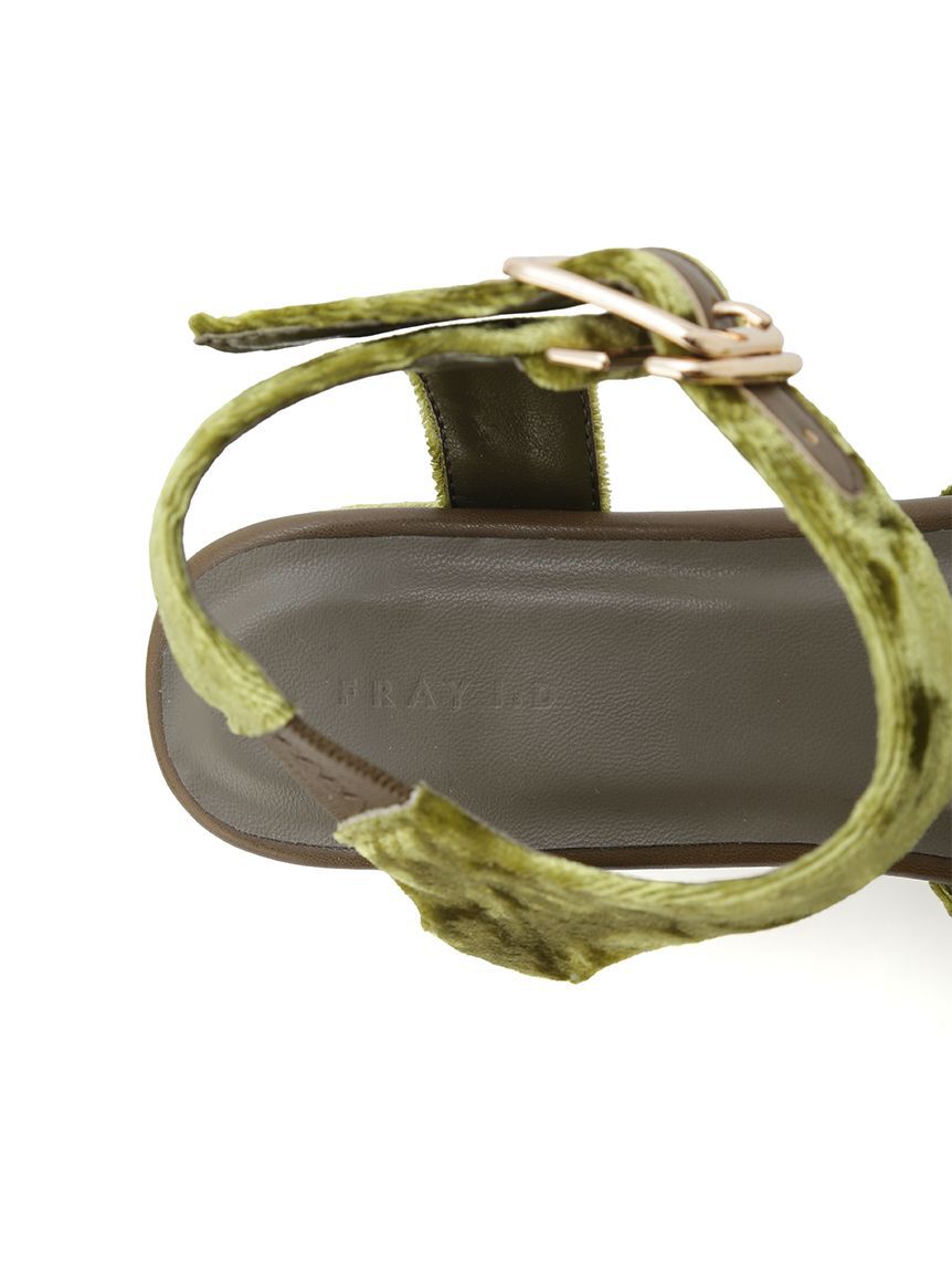 FRAY I.D「ベロアサンダル」|サンダル|