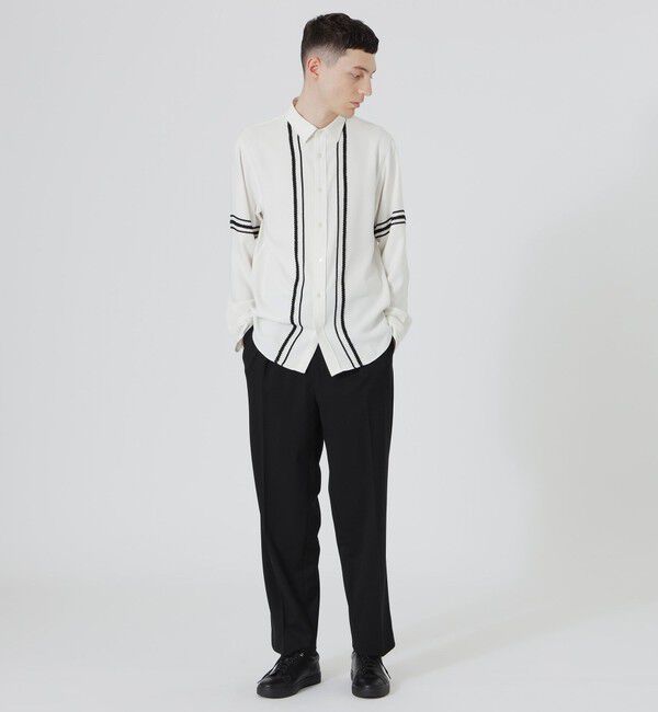  「ブライトコードトリミングシャツ」|シャツ・ブラウス|