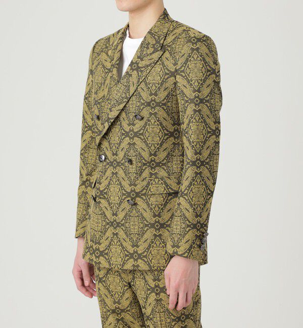  「【Education from Youngmachines】オーナメントジャガード ダブルジャケット」|テーラードジャケット|