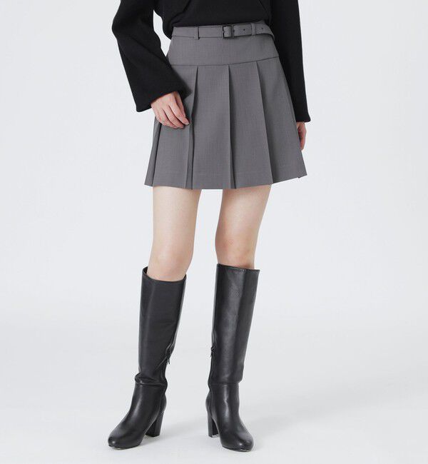  「プリーツミニスカート」|スカート|