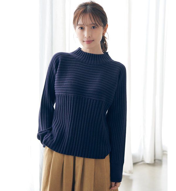 ikka「７Gワイドリブ切り替えプルオーバー」|プルオーバー|