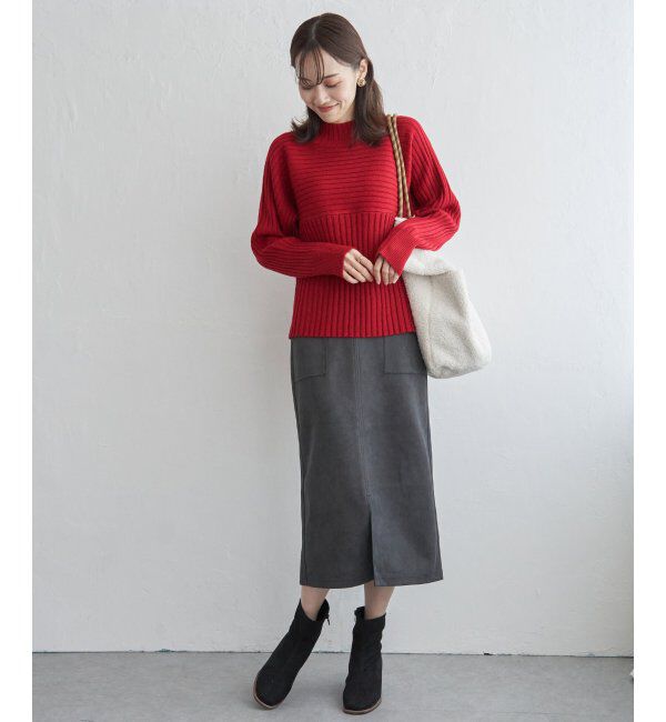 ikka「７Gワイドリブ切り替えプルオーバー」|プルオーバー|