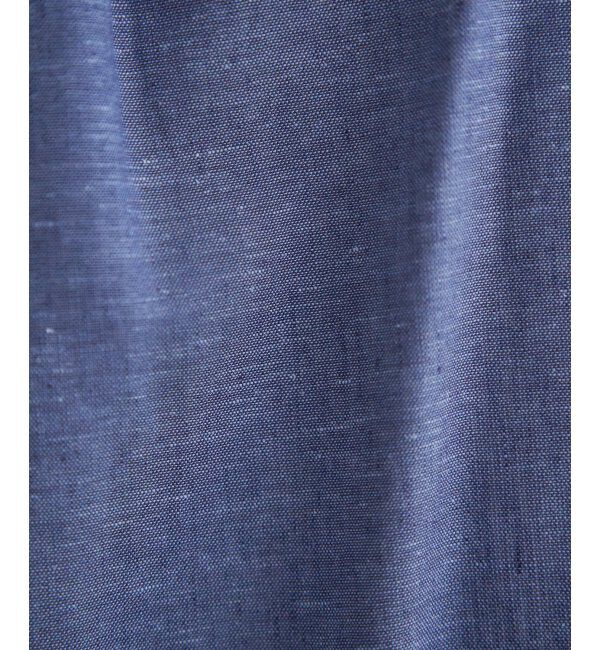 ikka「【雑誌MonoMax5月号掲載】【吸水速乾】7分袖イージーケアリネン無地シャツ」|シャツ・ブラウス|