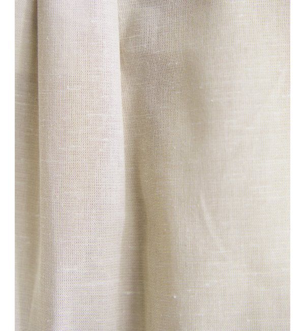 ikka「【雑誌MonoMax5月号掲載】【吸水速乾】7分袖イージーケアリネン無地シャツ」|シャツ・ブラウス|