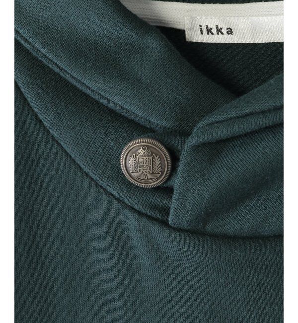 ikka kids「コンチョボタンショール襟トレーナー（120~160cm）」|Tシャツ・カットソー|