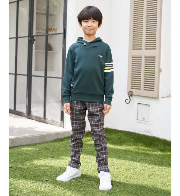 ikka kids「コンチョボタンショール襟トレーナー（120~160cm）」|Tシャツ・カットソー|