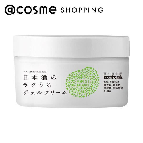  「日本盛 日本酒のラクうるジェルクリーム 本体/無香料 (180g)」|美容液・オイル・クリーム|その他