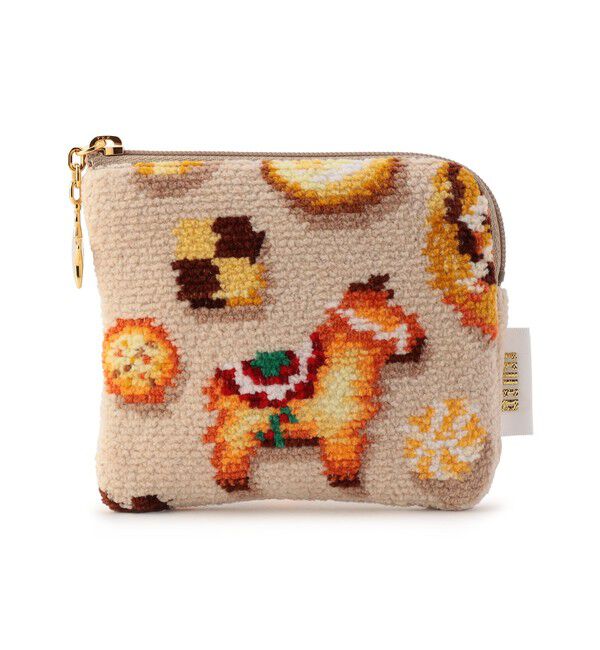 FEILER「フィーカタイム　カードポーチ　FKT-241425」|名刺入れ・カードケース|ベージュ