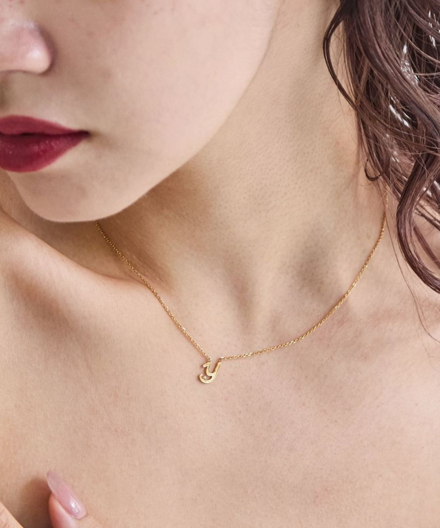 JUPITER「【SV】イニシャルダイヤモンドネックレス」|ネックレス|