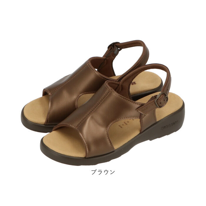 BACKYARD FAMILY「サンダル レディース 歩きやすい 通販 ブランド クロワッサン オフィス 履きやすい」|サンダル|