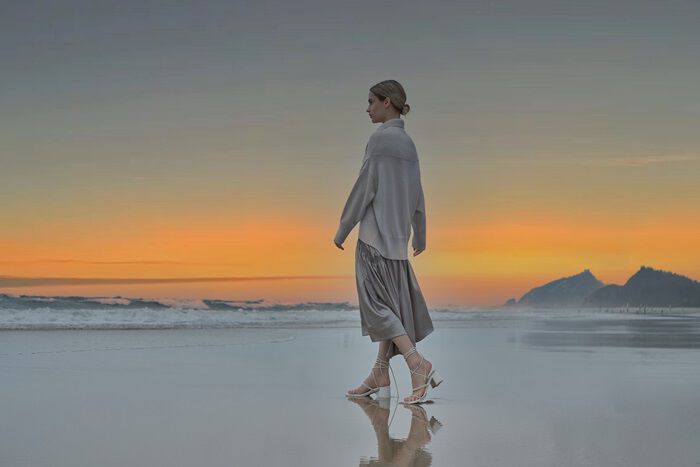 BACKYARD FAMILY「MIND ラメスヌードニット 通販 ニット セーター レディース ウール」|ニット・セーター|