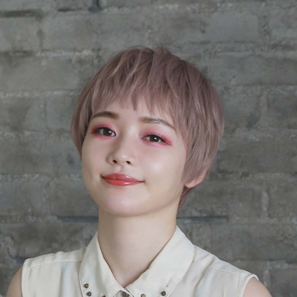 BACKYARD FAMILY「プリシラ prisila オールウィッグ ショート A-104 通販 ハンサムショート」|ヘアスタイリング|パープル2