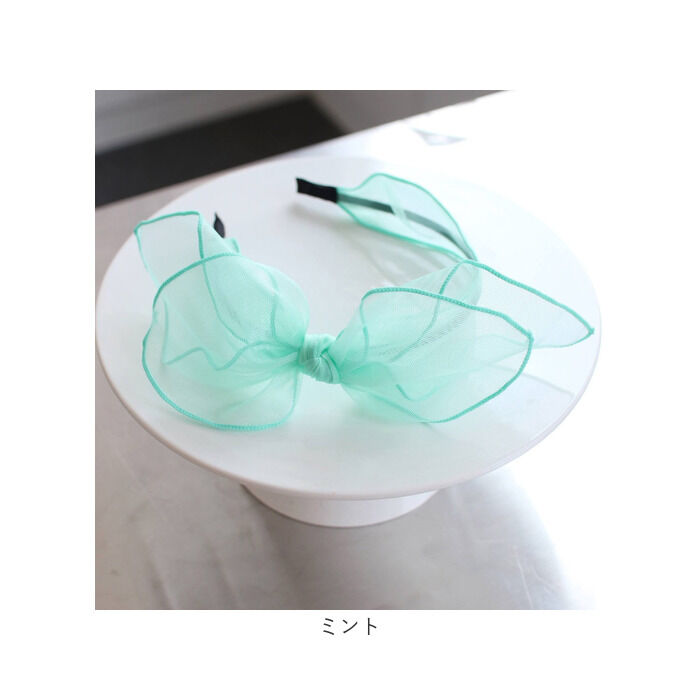 BACKYARD FAMILY「カチューシャ キッズ リボン 大きめ 通販 リボンカチューシャ 髪飾り 女の子 子供 子ども」|その他|