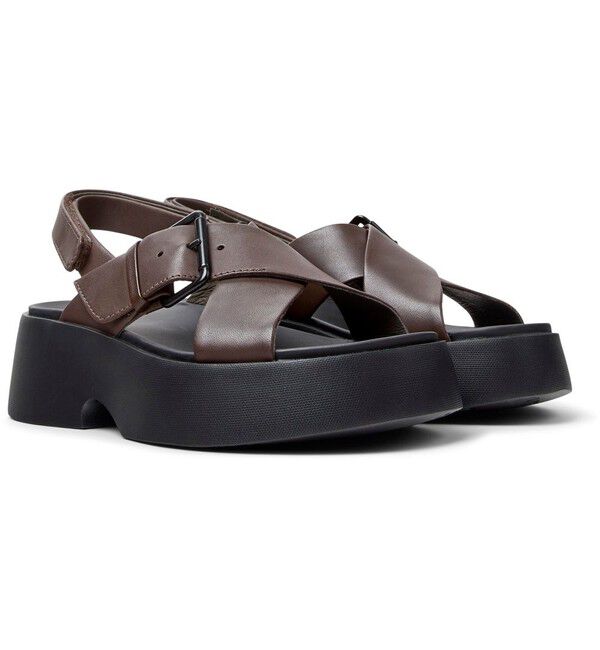 CAMPER「[カンペール] TASHA / サンダル」|サンダル|ブラウン