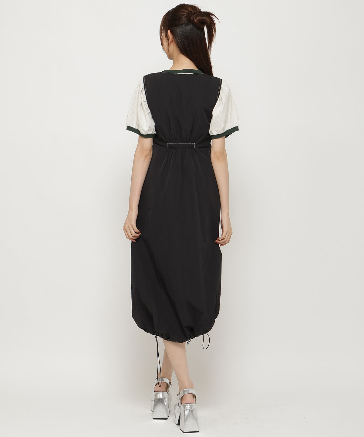 REDYAZEL「フロントジップジャンスカ」|ジャンパースカート|