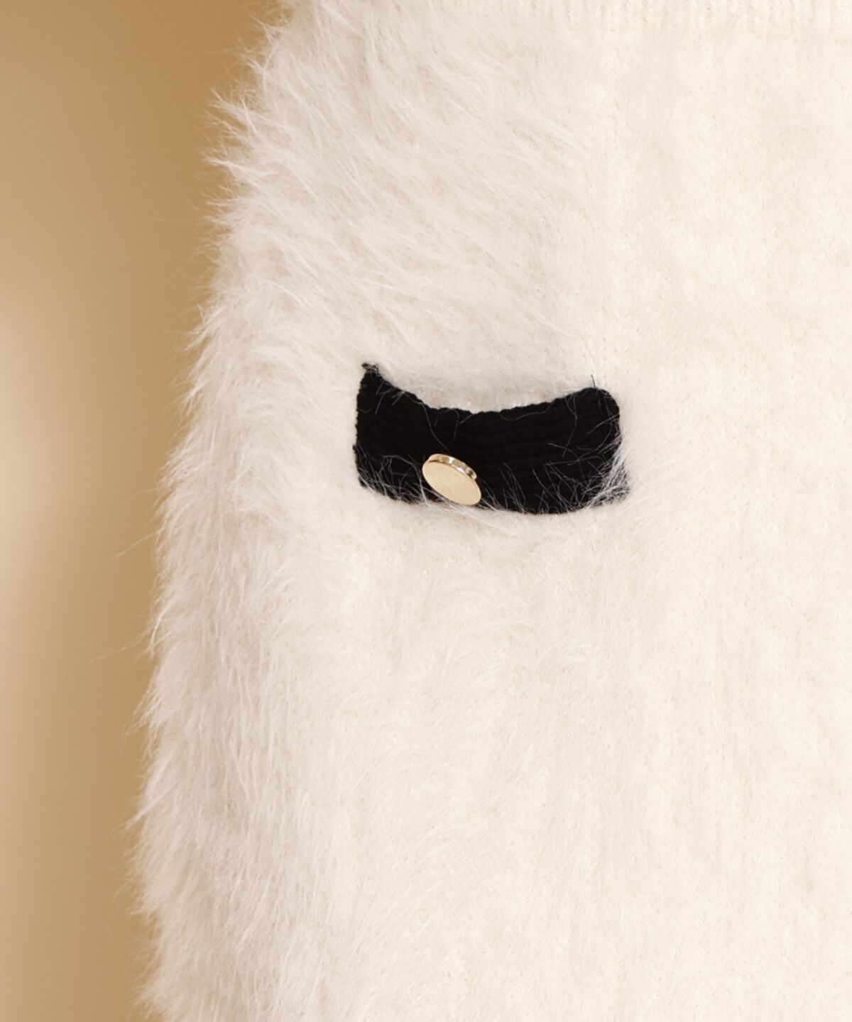 REDYAZEL「シャギーニットミニスカート」|台形|