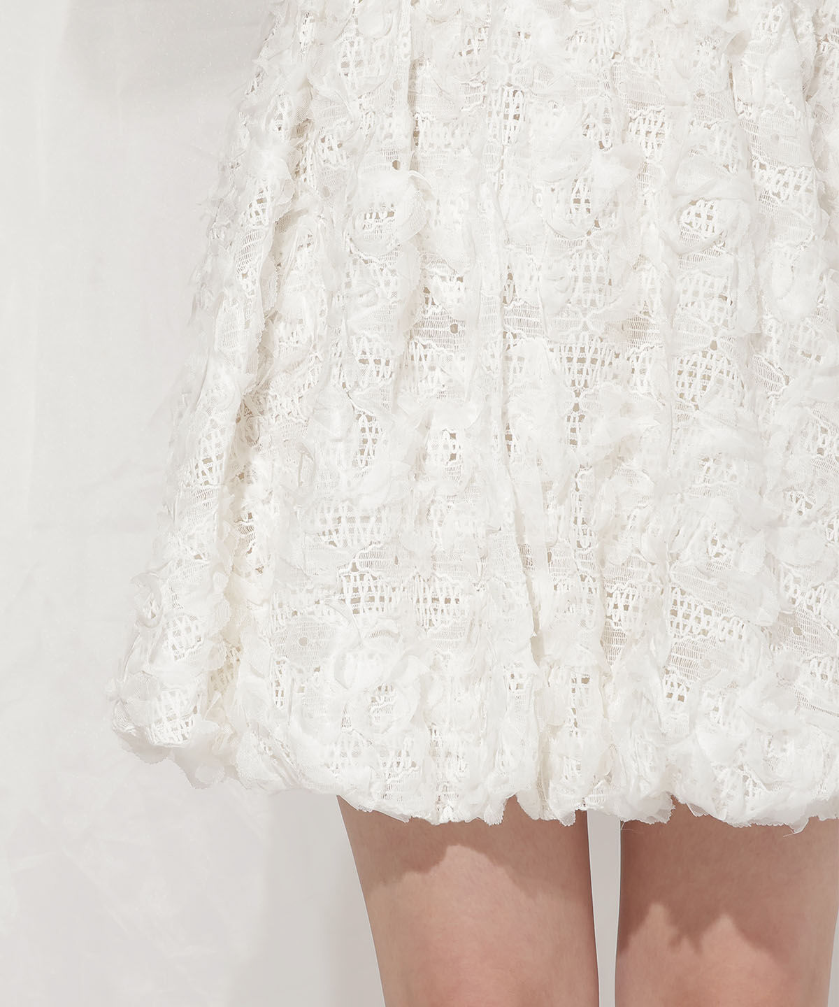 WILLSELECTION「レースバルーンスカート」|フレア|