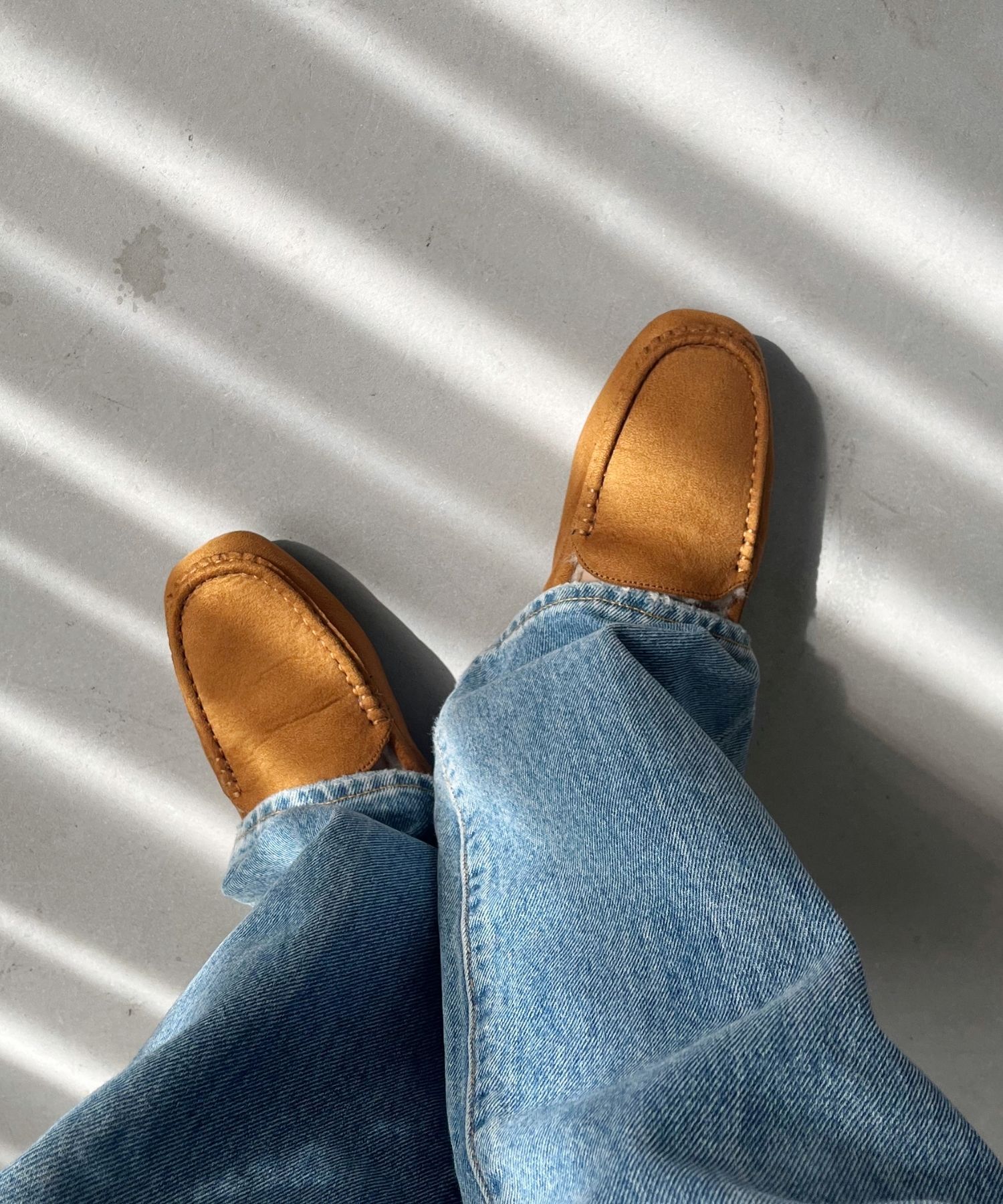 WA Oriental TRaffic「【累計5万足突破】 もこもこ ムートンシューズ /12311 モカシン フェイク ファー 再入荷 フラット」|パンプス|