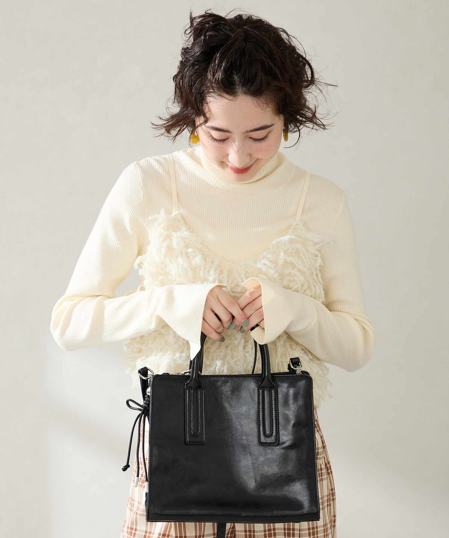 ORiental TRaffic「● 大容量 ●チャーム付き ボストン バッグ /BA-268 ヴィンテージ」|ボストンバッグ|