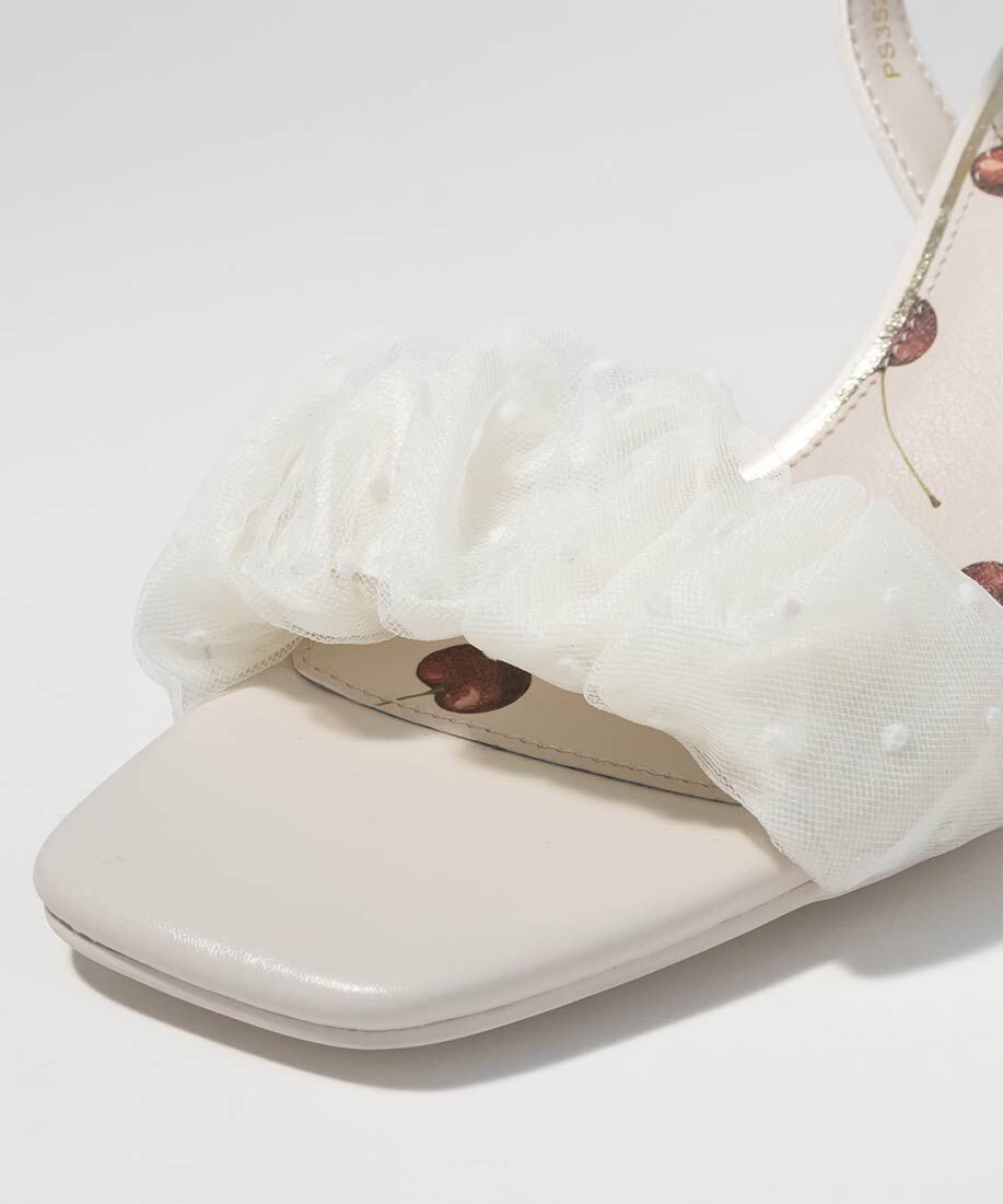  「チェリーヒールストラップサンダル」|サンダル|