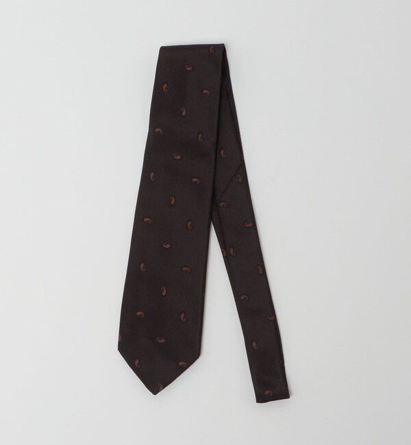 UNITED ARROWS「ペイズリー ジャガード ネクタイ」|ネクタイ・蝶ネクタイ|DK.BROWN