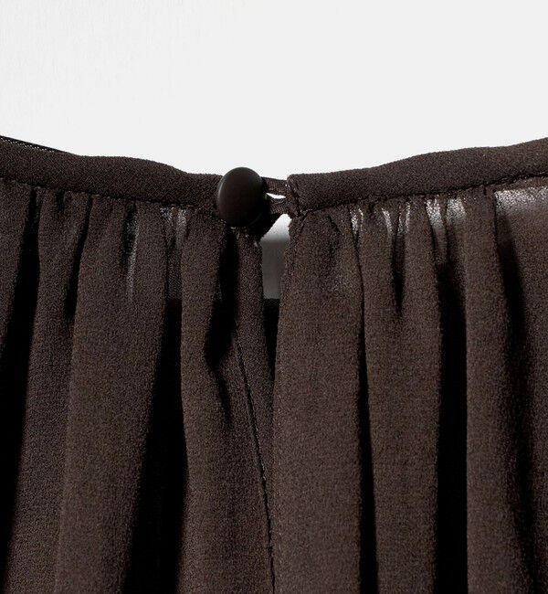 UNITED ARROWS「シアー イレギュラー フリル ブラウス -ウォッシャブル-」|シャツ・ブラウス|