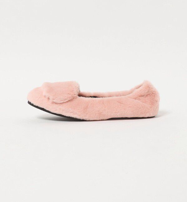UNITED ARROWS「＜PIPPICHIC＞CHUCHU フェイクファー フラットシューズ」|ローファー|
