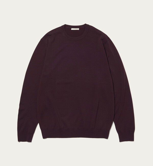 UNITED ARROWS「ハイゲージ クルーネックニット」|ニット・セーター|