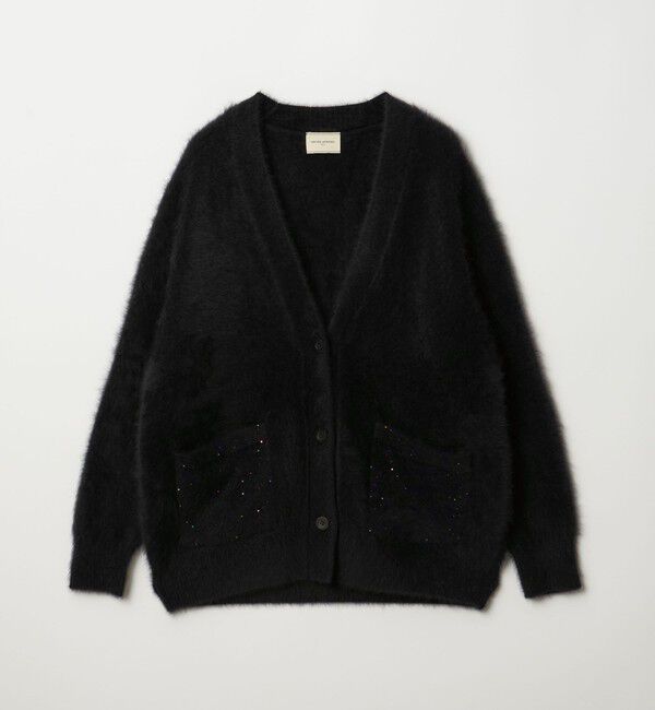 UNITED ARROWS「フォックスカシミヤ スパンコール ミドル カーディガン」|カーディガン|