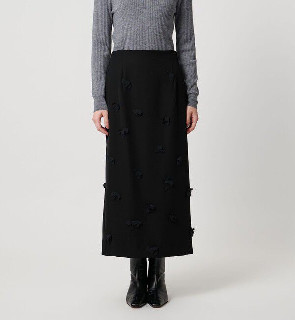 UNITED ARROWS「３D フラワー ロング タイトスカート 」|スカート|