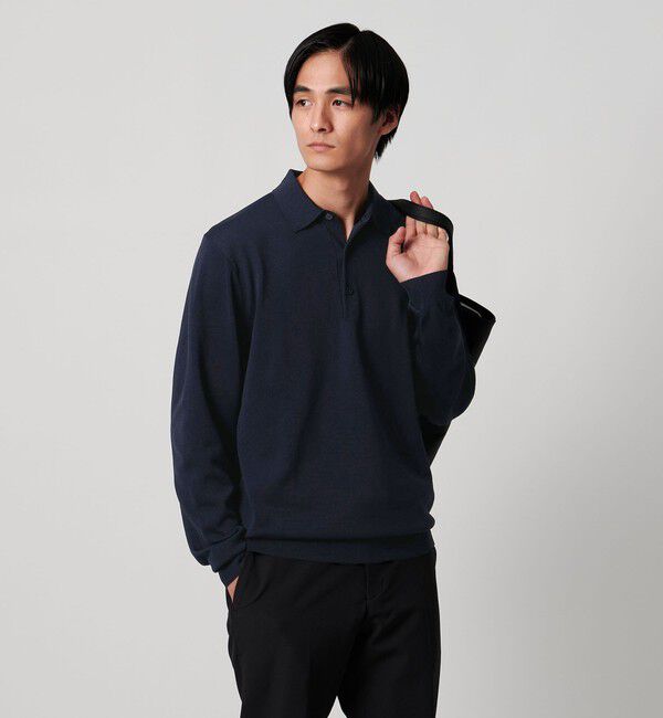 UNITED ARROWS「ニットポロシャツ UA COZY ウォッシャブル」|ポロシャツ|