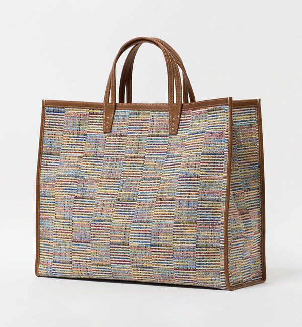 UNITED ARROWS「＜A VACATION＞TANK ラインチェック トートバッグ」|トートバッグ|