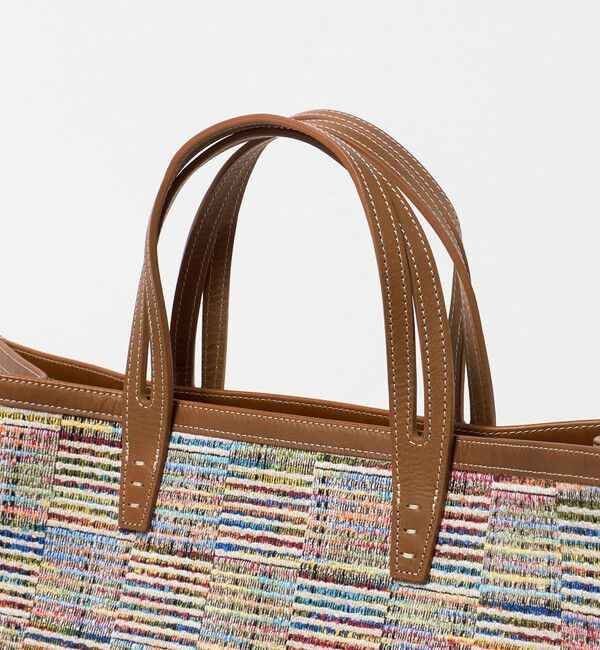 UNITED ARROWS「＜A VACATION＞TANK ラインチェック トートバッグ」|トートバッグ|