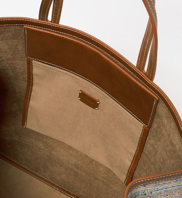 UNITED ARROWS「＜A VACATION＞TANK ラインチェック トートバッグ」|トートバッグ|