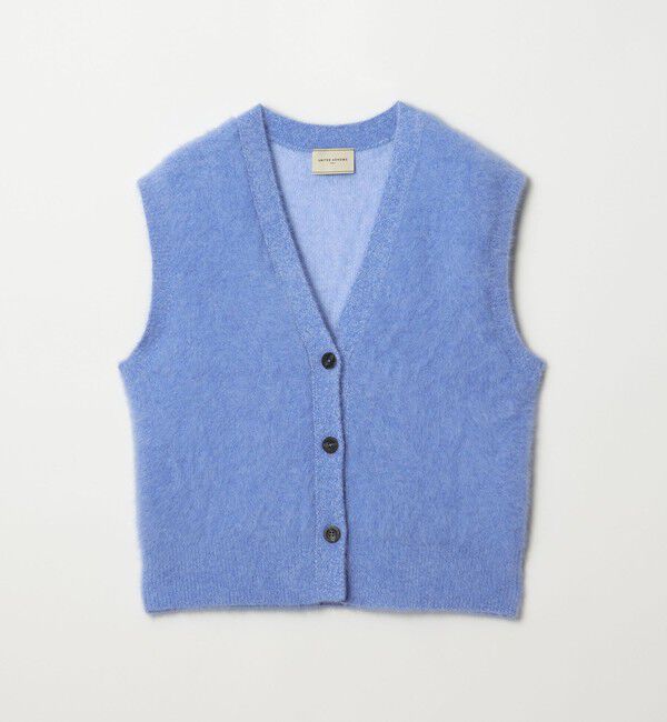 UNITED ARROWS「フォックスカシミヤ Vネック ベスト」|ベスト・ジレ|