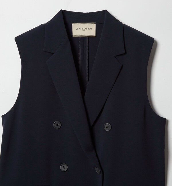 UNITED ARROWS「drapy テーラード ミドル ベスト」|テーラードジャケット|