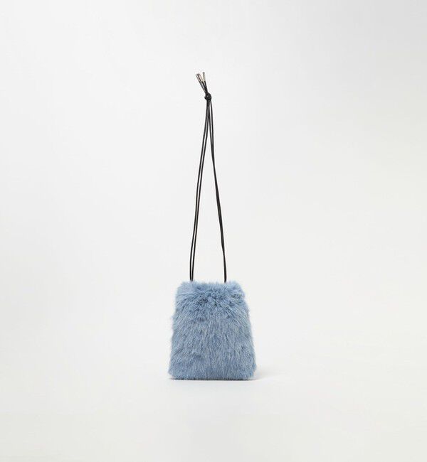 UNITED ARROWS「フェイクファー ドロストバッグ」|ショルダー・メッセンジャー|