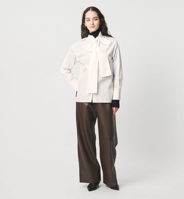 UNITED ARROWS「リボン ブラウス ‐ウォッシャブル‐」|シャツ・ブラウス|