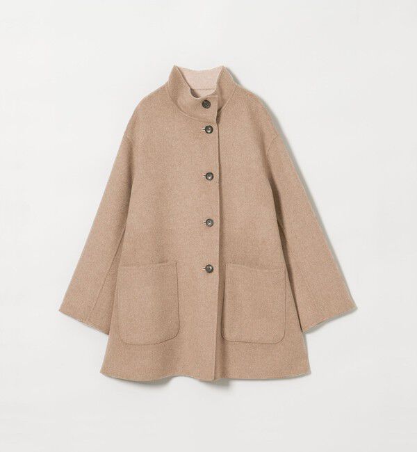 UNITED ARROWS「バイカラー リバー Aライン コート」|その他|