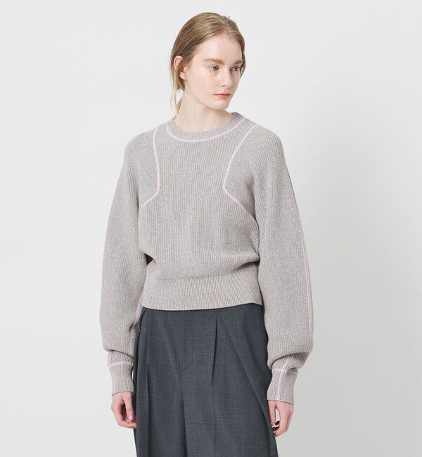 AEWEN MATOPH「＜AEWEN MATOPH＞アゼステッチ ニットプルオーバー ‐ ウォッシャブル ‐」|ニット・セーター|