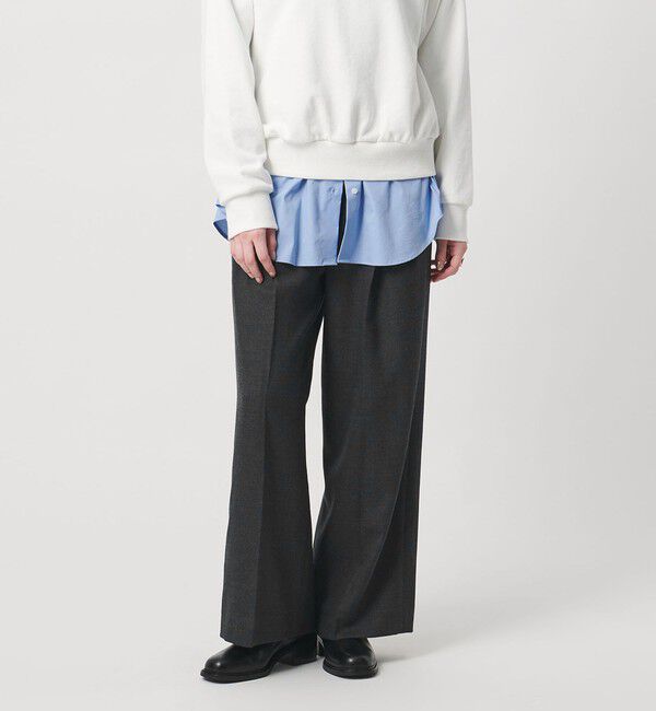 UNITED ARROWS「２タック ワイド パンツ」|チノ|