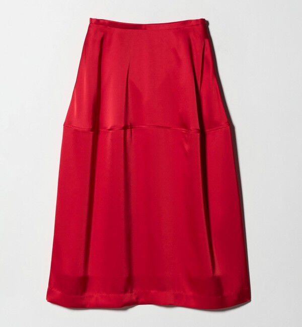 UNITED ARROWS「サテン コクーン スカート ‐ウォッシャブル‐」|スカート|